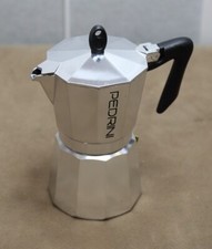 Pedrini - Espressokocher Kaffettiera 6 Tassen Aluminium poliert 9084-3