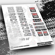 Kompatible Aufkleber Gabel