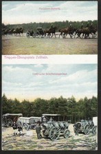 25451 AK Truppenübungsplatz Zeithain Haubitzen Batterie Scheibenzuganlage 1911