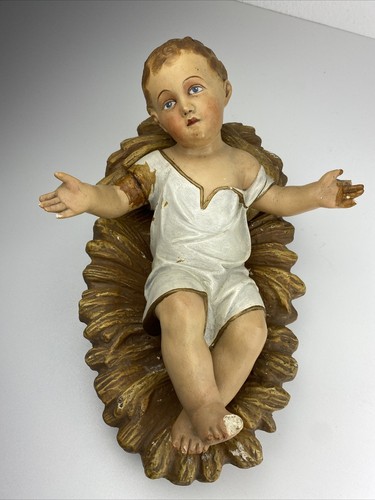 Große antike krippenfigur - große,