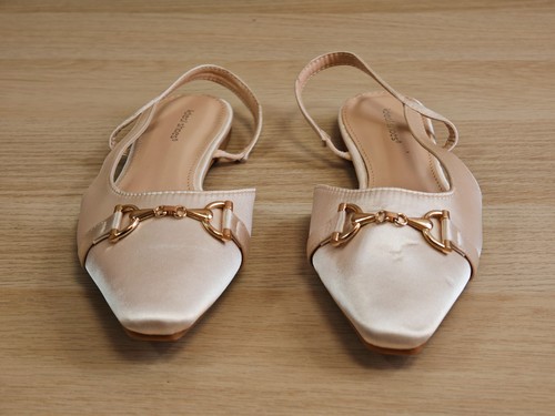 Ideale schuhe creme satin - ideale,
