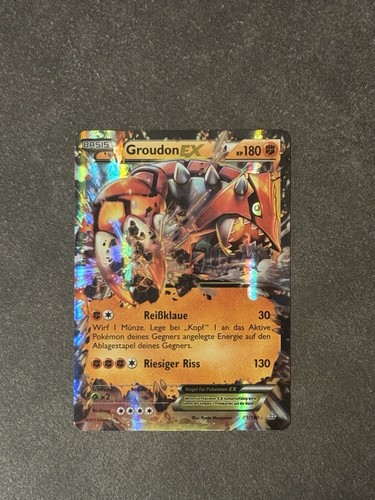 Pokemon karte groudon - ex,