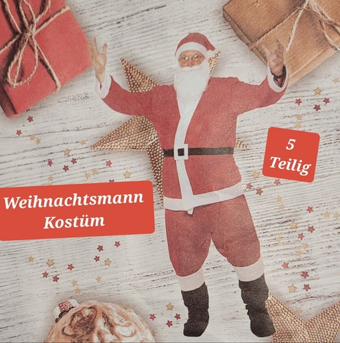 Weihnachtsmann kostüm set - weihnachtsmann,
