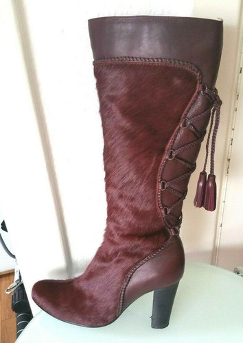 Stiefel bordo echtes leder - stiefel,