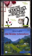 2 Hörbücher★Astrid LINDGREN-BRÜDER LÖWENHERZ-2CD ★ D. HOßFELD-BESTE FREUNDIN-2CD