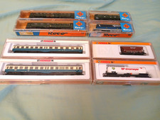 Eisenbahnwagen von Arnold bzw. Roco, Konvolut aus 8 Wagen