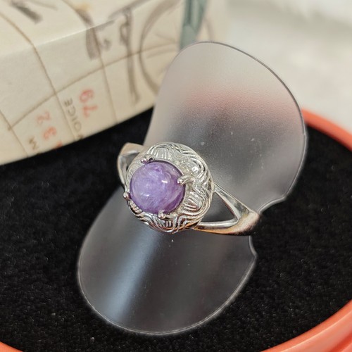 Natur echt charoit retro ringe - natur,