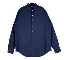 Polo Ralph Lauren Herren Lässig 120's 2-Ply Pique Langarmhemd Größe L