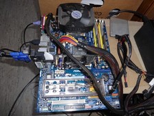 ASROCK Rev. G/A 2.01 Mainbord+intel core2 Duo 6400 2.13ghz+ 1GB Ram