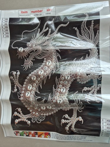 Diy perlenbild drache - diy,