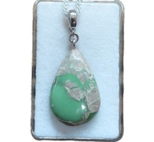 Variscit Cabochon Anhänger