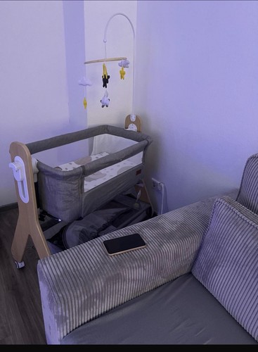 Baby beistellbett holz textil - beistellbett, holz/textil