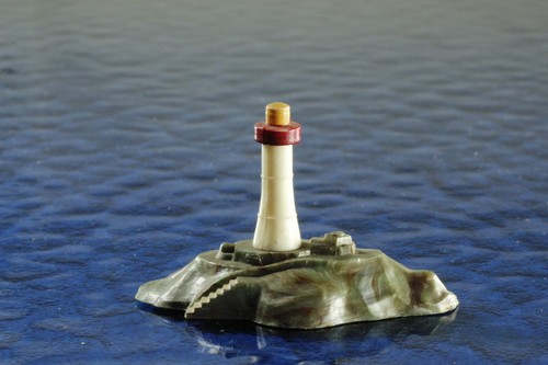 Leuchtturm mit kleiner insel - kleiner,