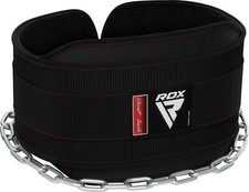 Fitness Dip Gürtel von RDX, Muay Thai Gewichthebergürtel fur Herren und Damen