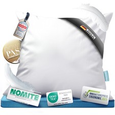 LEOSARA® Daunenkissen 3-Kammern 80x80 cm