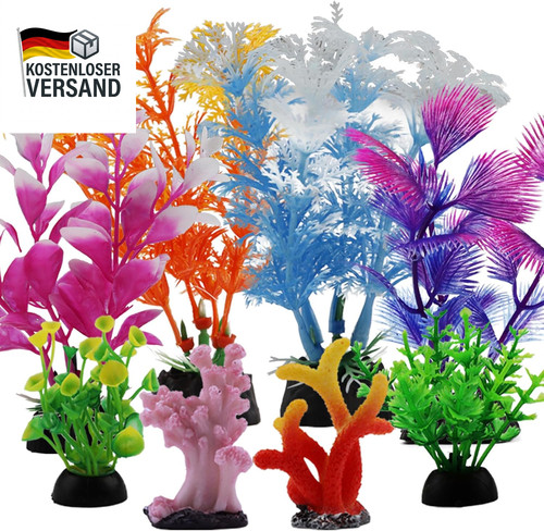 Aquarium deko set stück - deko, 8