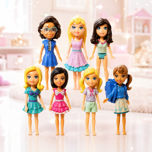 Polly pocket figuren set - polly,