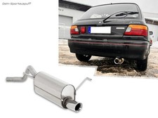 Fox Edelstahl Sportauspuff Toyota Starlet P8 1x80mm doppelwandig abgeschrägt