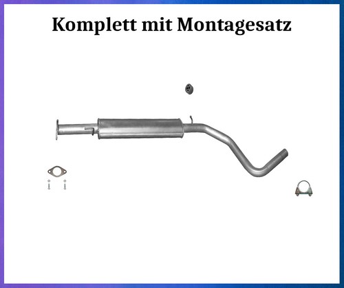 Mittelschalldämpfer für fiat - für,