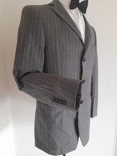 STRELLSON Sakko Blazer Gr.48 grau gestreift 53+ Giannini-Livio premium line