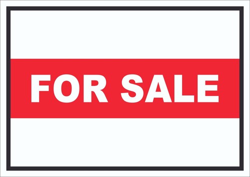 For sale schild mit text - mit,