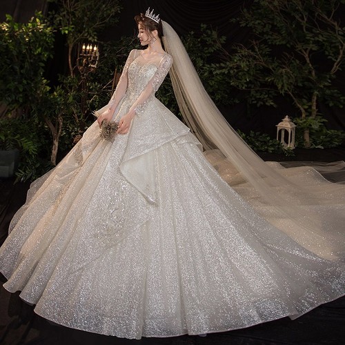 Brautkleid langarm vintage - brautkleid,