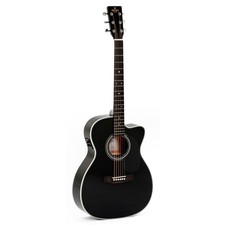Sigma 000MC 1E BLK Dreadnought Westerngitarre Black