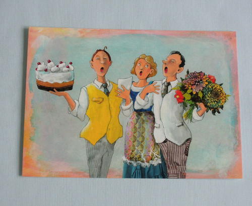 Postkarten torte singen - postkarten,
