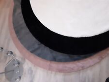 Thomas Rath Fellteppich Teppich rund groß  neu 160cm Altrosa