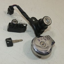 Yamaha XVS 535 Virago Schloßsatz Zündschloss Tankschloss Helmschloß 40789
