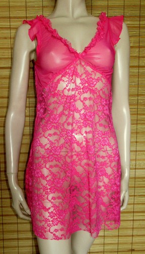 Pinkfarbenes unterkleid - pinkfarbenes,