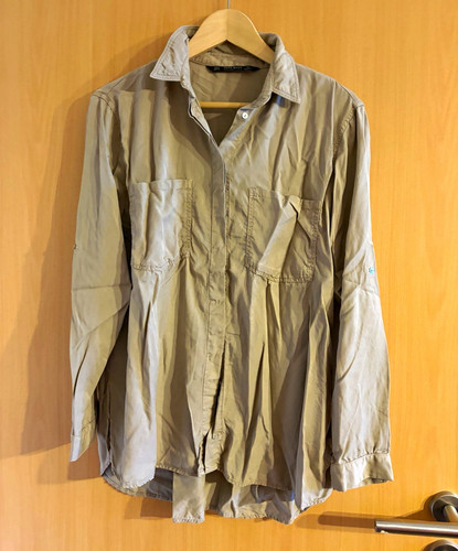 Zara basic damen bluse s - basic, gr.