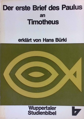 Der erste brief des paulus - brief, an