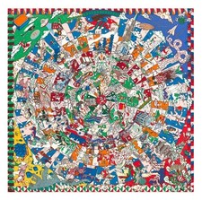 Hermes Schal Scarf L'Epopee d'Hermes Stola Kaschmir Seide Frau Auth Carre 140