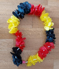 Hawaiikette Deutschland Fussball WM EM Fan Dekoartikel Fanfest Party mit Licht