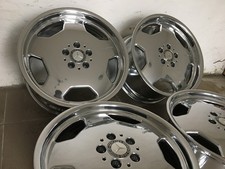 AMG Felgen 8+9 x 18 Hochglanzverdichtet Mercedes R129 W210 W202 W208 W126 W124