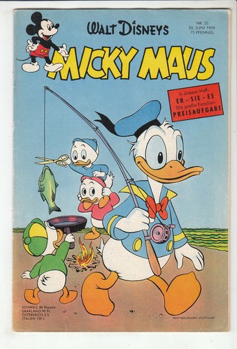 Micky maus 1959 25 altes - micky,