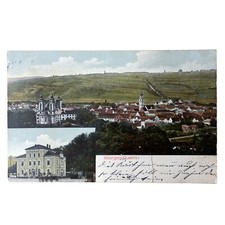 Postkarte AK Bad Mergentheim Stadtansicht Hotel Deutscher Hof Gelaufen 1907