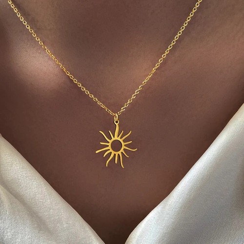 Halskette kette sonne - halskette,