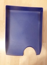 1x Ordnungssystem, Ablage System, stapelbar, Schule, Büro, blau, gebraucht