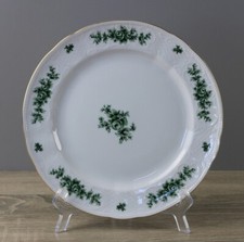 Seltmann Weiden Goldrand Wien grüne Rose 70235 Speiseteller Teller Ø  ca.24,5 cm