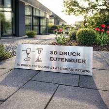 Firmenschild & Türschild V2A