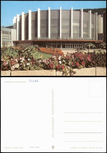 Ansichtskarte suhl ddr ansicht - suhl,