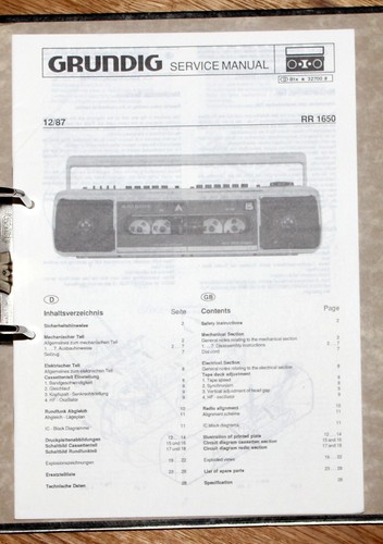 Grundig 1650 original - rr,