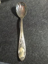 Auflösung - Löffel # Zuckerlöffel # Versilbert # Alpacca Silber 100