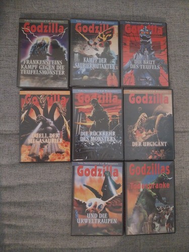 Gozilla dvd sammlung - gozilla, dvds