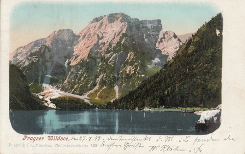 Cartolina postale pragser - cartolina,
