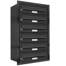 6er Premium Briefkasten RAL