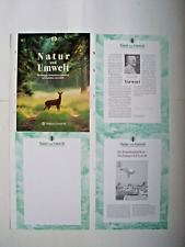 TELEFONKARTEN-Serie Deutsche Umwelthilfe 4 Albumblätter +Folie OHNE TK's /Nr.4/1