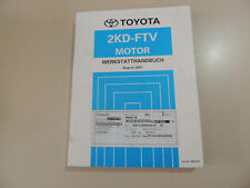 Werkstatthandbuch Motor Toyota HILUX HIACE / S.B.V. 2,5L Turbodiesel 08.2001
